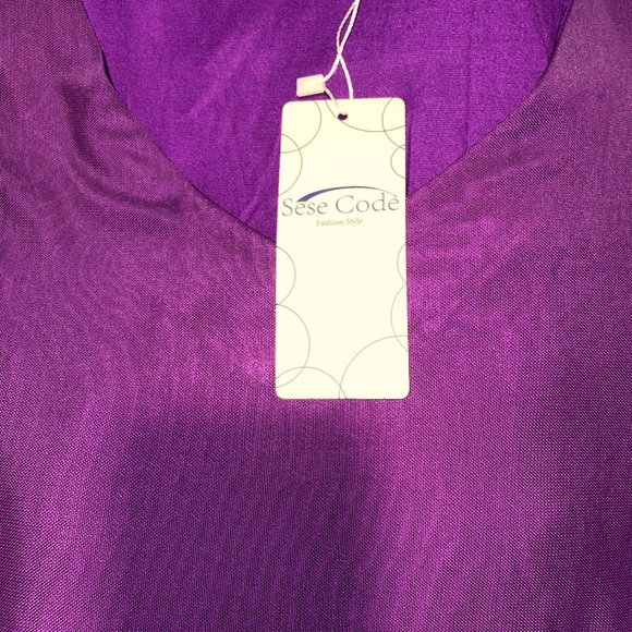 Beautiful purple tunic - Picture 3 of 3